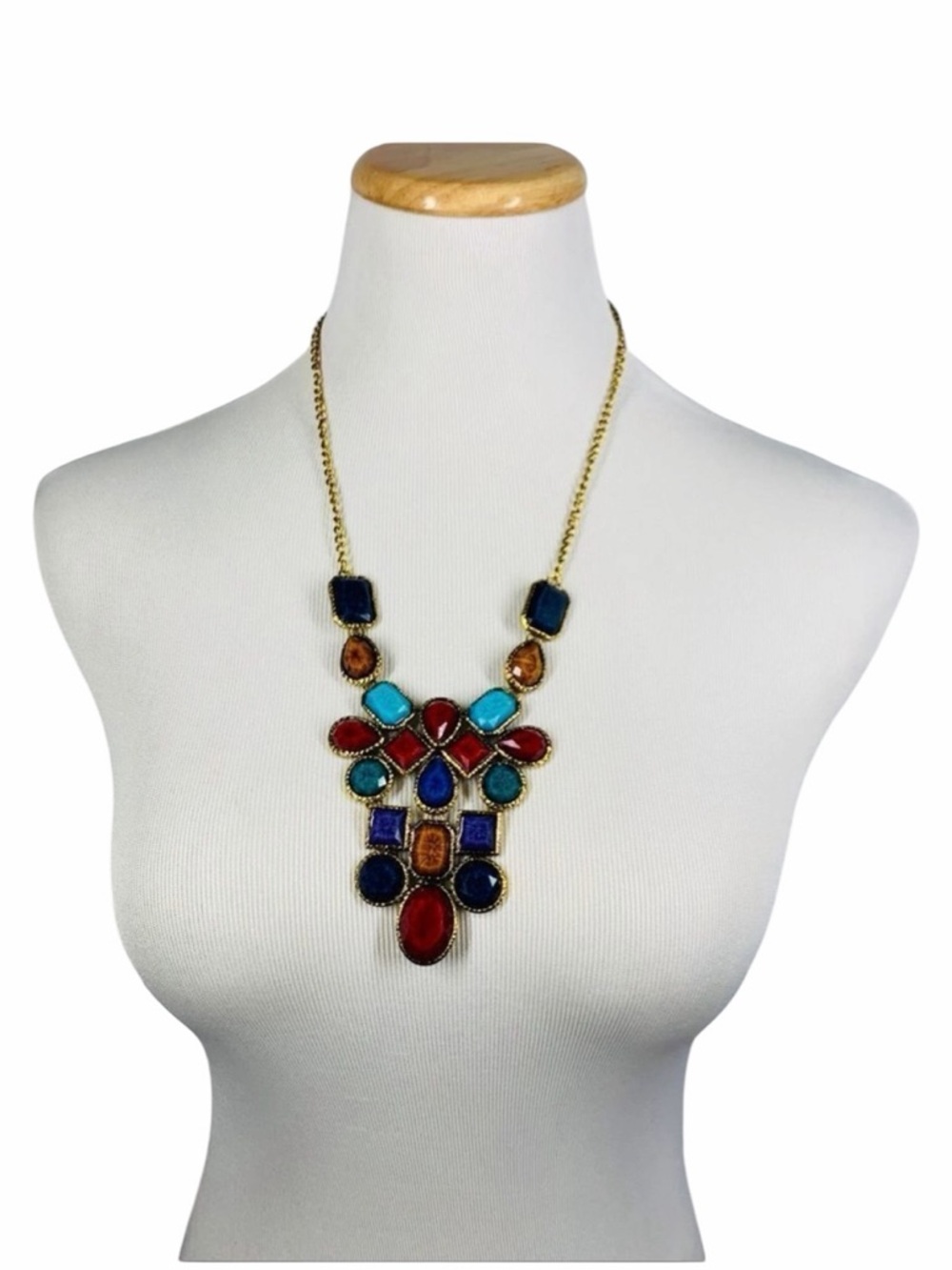 T&J Designs Multicolor Statement Necklace